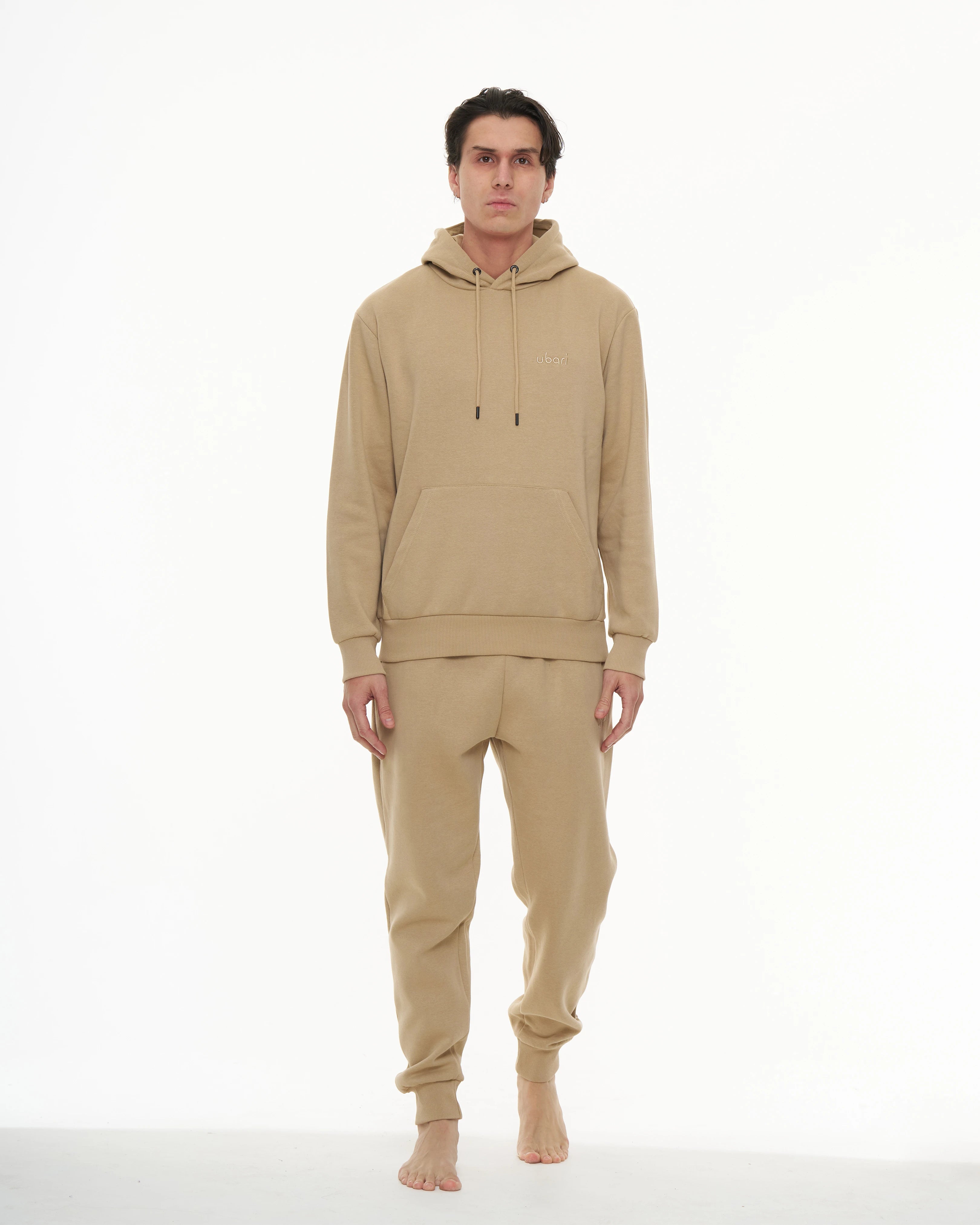 CLASSIC HOODIE & JOGGER SET IN SAND